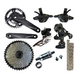 Kit Grupo Bike Mtb Absolute Nero Wild A7 10v 20v 2x10v 11x42