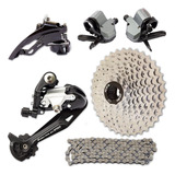 Kit Grupo Gta 27v Passadores + Cassete + Cambios 9v Corrente