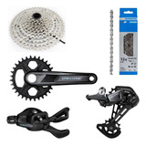 Kit Grupo Shimano Deore 12v M6100 Novo Na Caixa C/ Nf
