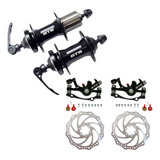 Kit Gts Freio A Disco Completo +par De Cubo K7 Alumínio 8/9v