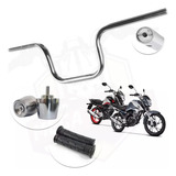 Kit Guidão Cg Cargo 160 2016/2022 C/ Peso Da Pcx + Manopla 