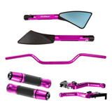 Kit Guidão Manopla Retrovisor Manete Esportivo Hornet Cb 600
