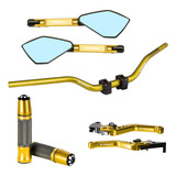 Kit Guidão Manopla Retrovisor Tm1 Manete Cb300 / Cb300r