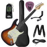 Kit Guitarra Elétrica Tagima Memphis Mg-30 Strato 