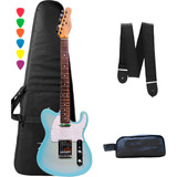Kit Guitarra Eletrica Tagima Oasis Azul Celestial