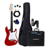 Kit Guitarra Giannini G100 Trd/wh Red
