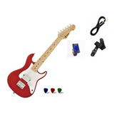 Kit Guitarra Phx Infantil Ist Vermelha Eletrica + Acessorios