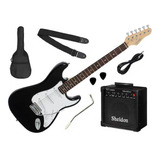Kit Guitarra Stratocaster Giannini G 100 3 Singles + Amp