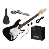 Kit Guitarra Stratocaster Giannini G 100 3 Singles + Amp