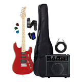 Kit Guitarra Strinberg Sgs180 Twr Strato Humbucker Capa Cubo