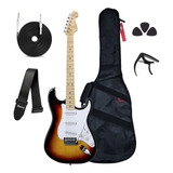 Kit Guitarra Telecaster Sx Sem1 Sunburst