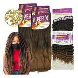 Kit Gypsy Orgânico Anjo Weng + 2 Jumbo African Beauty +anéis