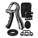 Kit Hand Grip Fortalecimento Mãos Dedos Punho Fisioterapia 
