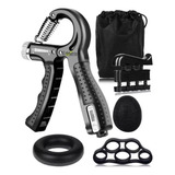 Kit Hand Grip Fortalecimento Mãos Dedos Punho Fisioterapia