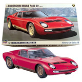 Kit Hasegawa Plastimodelismo Lamborghini Miura P400 Sv 1/24