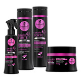 Kit Haskell Cavalo Forte Hidra Sh Cond. Másc 300ml + Fluído