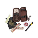 Kit Head Shop Puff Life Seda Piteira Case Isqueiro Dichavado