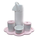 Kit Higiene Bebê Porcelana Menina Garrafa