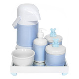Kit Higiene Branco + Termolar Magic Pump 500ml + Porcelana