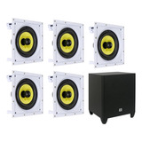 Kit Home Theater Som Ambiente Jbl 5.1 Caixa De Som Subwoofer