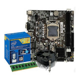Kit I5 3470 Core Intel + 16gb Mem Ddr3, Mb H61+ Ssd 480