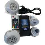 Kit Ilumin Piscina C/2 Refletor E 1 Comando Rgb 5a 12v (60w)