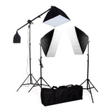 Kit Iluminação Contínua Estúdio Softbox 50x70