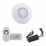 Kit Iluminação Piscina 12m² Led 95mm+módulo Rgb + Fonte 12v 