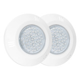 Kit Iluminação Piscina 2 Led 9w Branco Quente 3000k Brustec