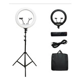 Kit Iluminador Led Ring Light 60w Bicolor Com Tripé (grande)
