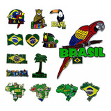 Kit Imãs Decorativos Turísticos Do Brasil