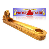 Kit Incensário Egípcio Gold Incenso Prosperidade