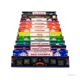 Kit Incenso Nag Champa Satya Aromas Mistos 12cx D15gr+brinde