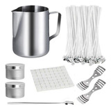 Kit Incluindo Frasco De Cera, Cera De Abelha, Pavio, Caixa D