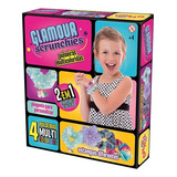 Kit Infantil - Glamour Scrunchies - Pompom E Pulseira Toyng