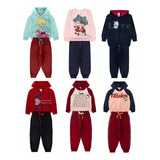 Kit Infantil 8 Peças Moletom Inverno