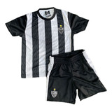 Kit Infantil Atlético Mineiro Conjunto Camisa Short Original