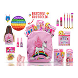 Kit Infantil Com Maquiagem Mochila Pk142
