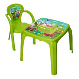 Kit Infantil De Mesa Cadeira E