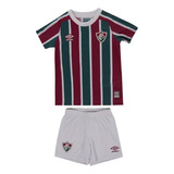 Kit Infantil Fluminense 2022 Uniforme 1 Umbro Original