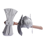 Kit Infantil Martelo Trovão Marreta Máscara Plastica Thor