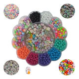 Kit Infantil Miçangas 1400 Pçs P/montar+brinde Faça Vc Mesmo