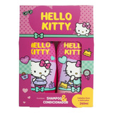 Kit Infantil Sh E Cond Cabelos Lisos E Delicados Hello Kitty