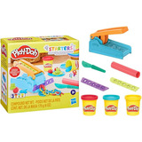 Kit Inicial Massinha Play Doh Fábrica Divertida + 3 Potes