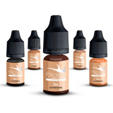 Kit Iniciantes Inorgânico Com 5 Cores 3ml Micropigmentação
