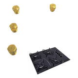 Kit Injetor Conversão Gás Glp Botijão P/ Cooktop 4 Bocas 