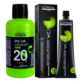 Kit Inoa Coloração 6.0 Louro Escuro E Ox 20v L'oreal 60ml