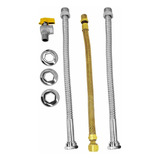 Kit Instalação Aquecedor A Gás De 1/2x3/4 Mxf 40cm Druck