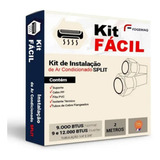 Kit Instalação Ar Condicionado Inverter 9/12000btus 2 Metros