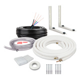 Kit Instalação Do Ar Split LG Voice Dual Inverter 12000 Btus
